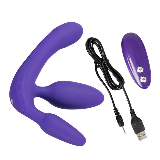 Triple Teaser Vibrating Strapless StrapOn