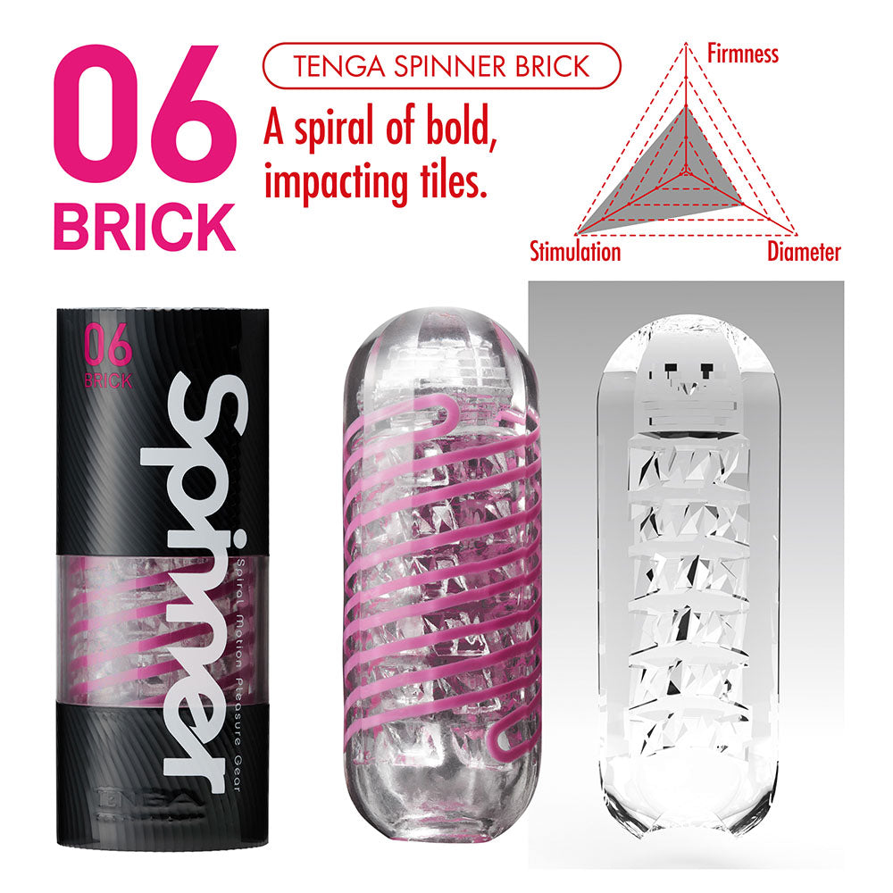 Tenga 06 Brick Spinner Masturbator